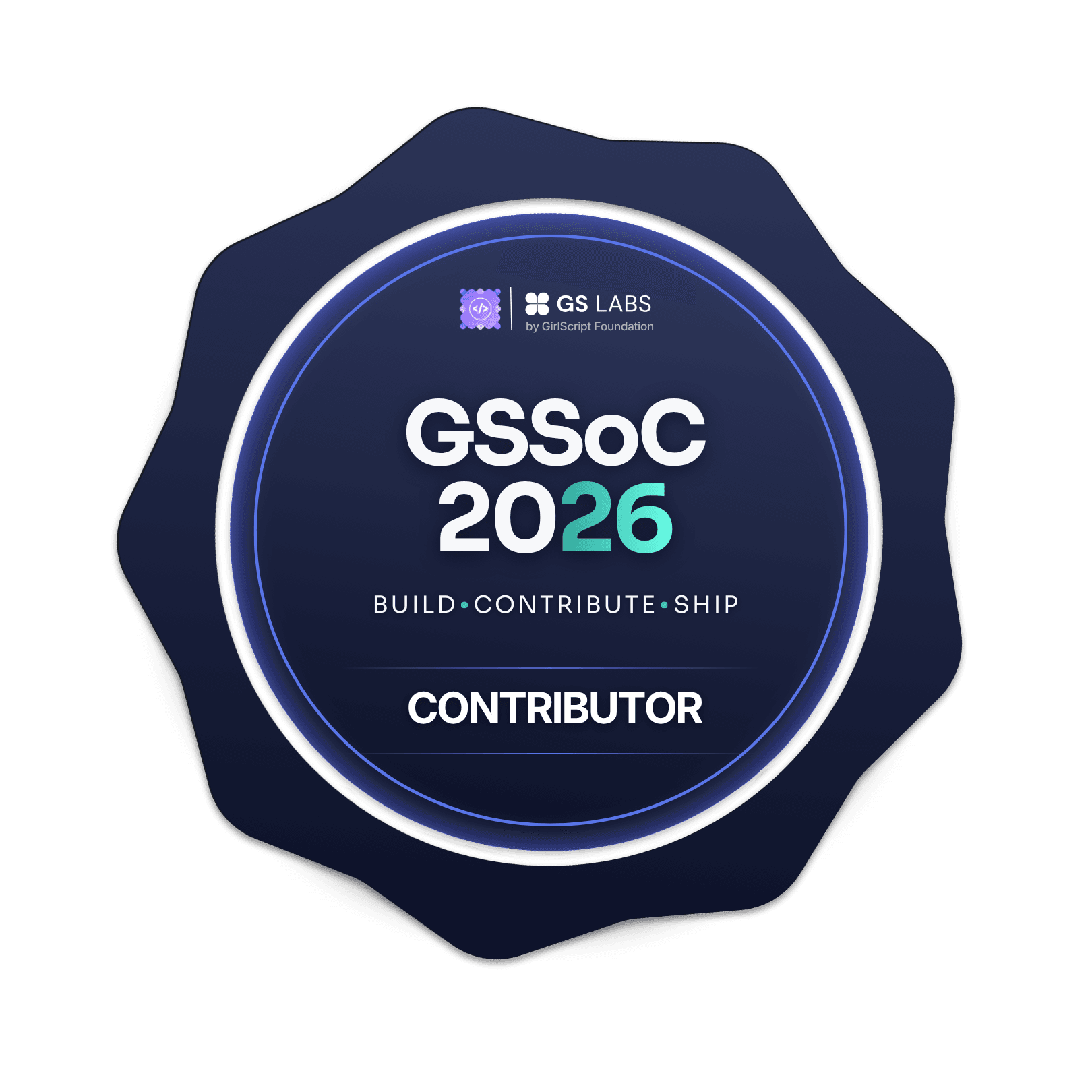 Rishabh Tripathi — GirlScript Summer of Code 2024 Contributor Badge