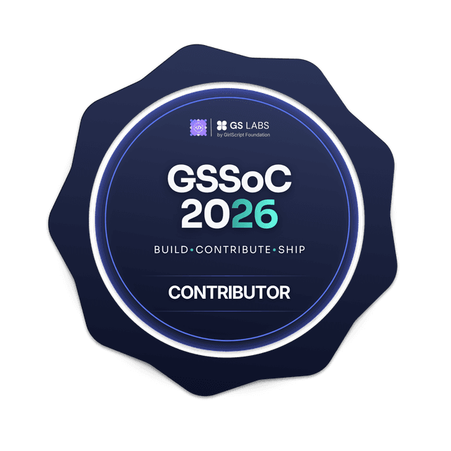 GSSoC Badge