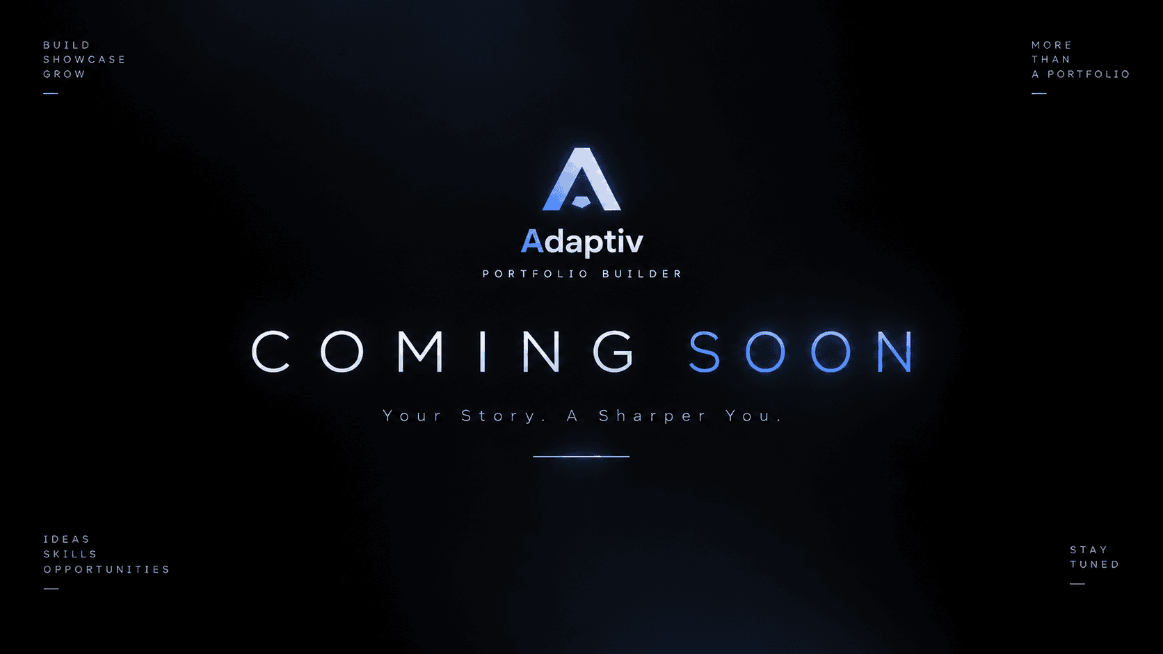 Adaptive — Portfolio Builder preview